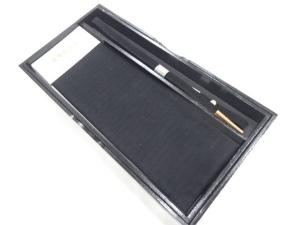 未使用品　正絹　喪服用　夏用帯揚げ・帯締めセット